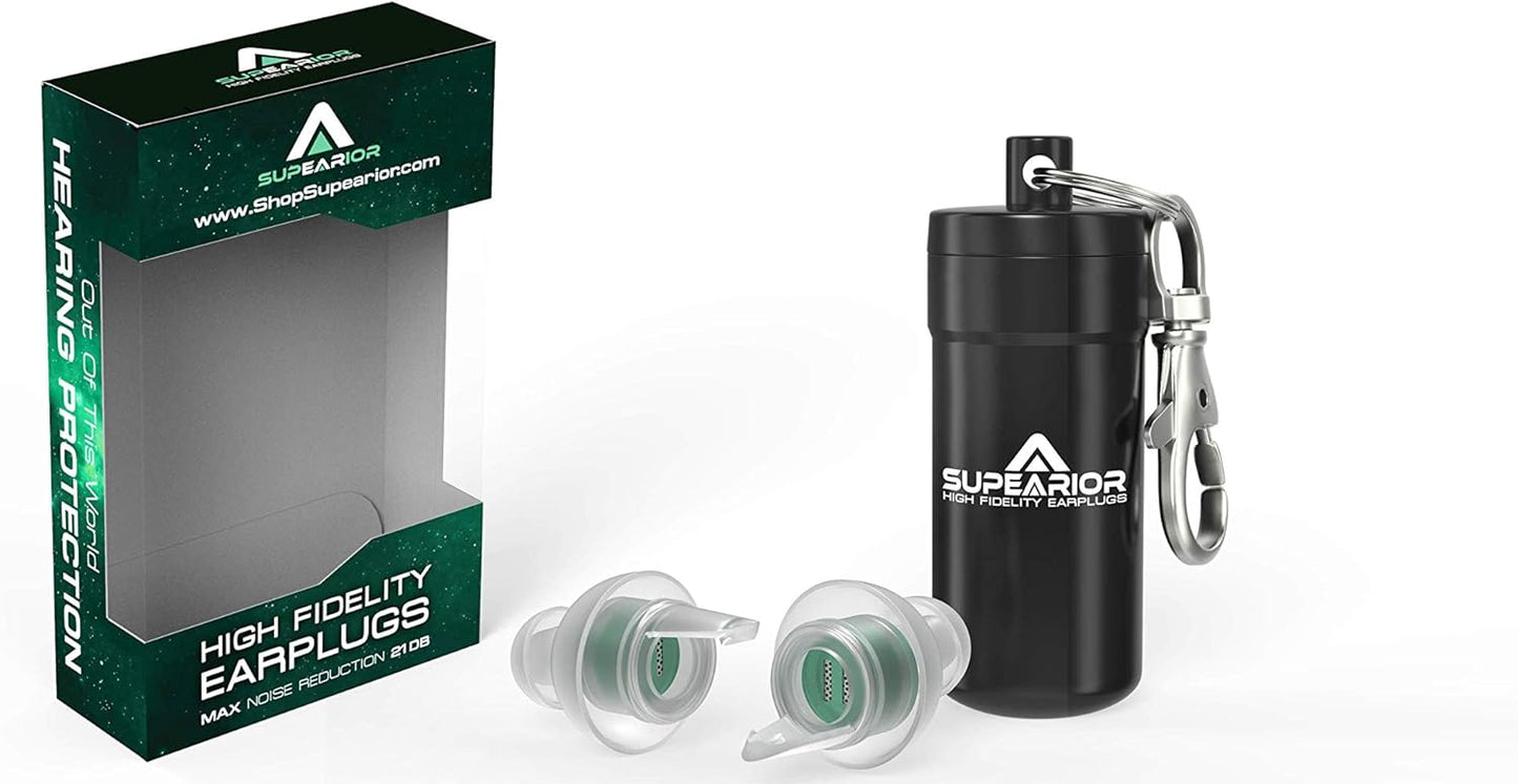 Supearior High-Fidelity Reusable Earplugs