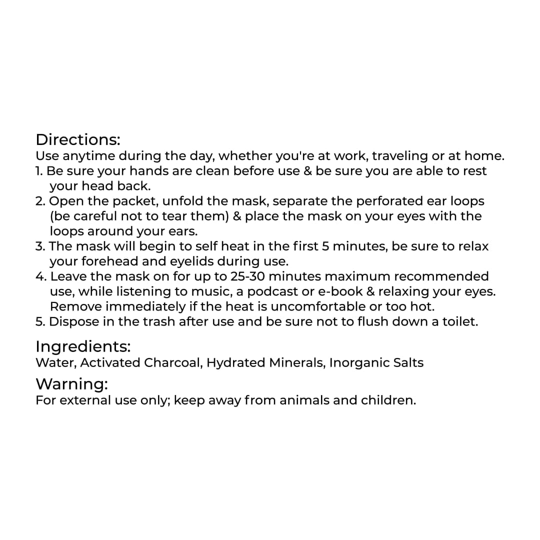 Steamtech Self-Heating Eye Masks for Dry Eyes (30 Pack)