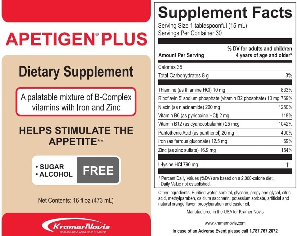 Apetigen-Plus Appetite Booster for Kids and Adults – Liquid Appetite Stimulant