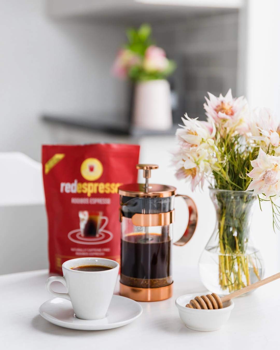 Rooibos Tea - Red Espresso - Original South African Red Tea - Ground - 8.8oz