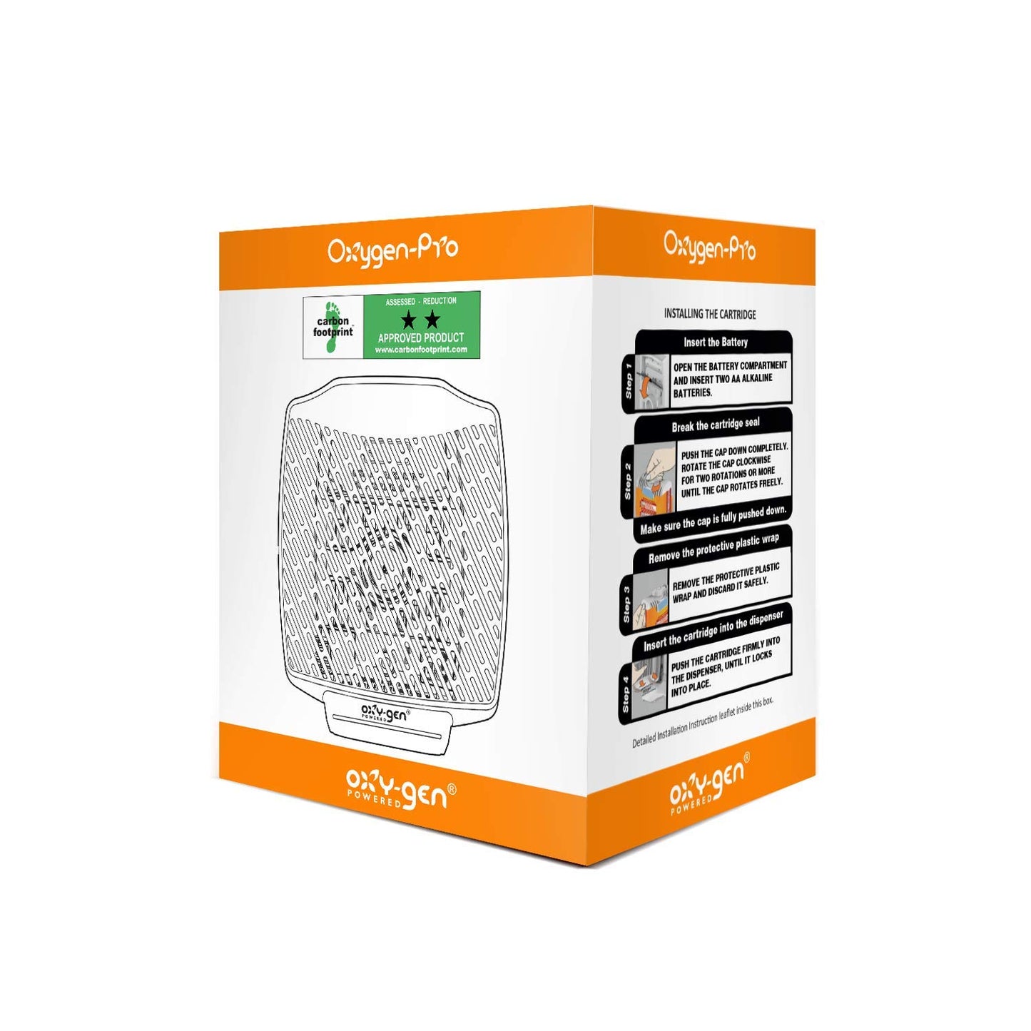 Oxygen-Pro Automatic Wall-Mounted Fragrance Dispenser (1 Pack)