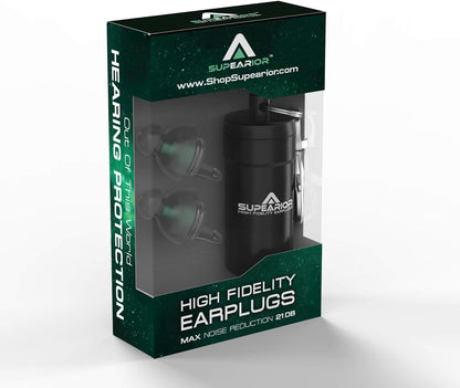 Supearior - High Fidelity Earplugs, Concert and Musician Earplugs, Reusable Ear Plugs, Earplug for Hearing Protection