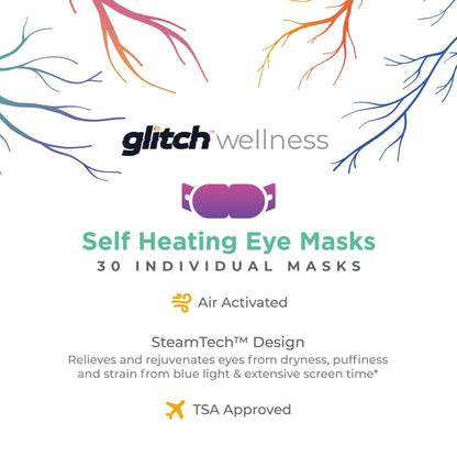 Steamtech Self Heated Eye Mask for Dry Eyes - 30 Eye Doctor Approved Warm Compress for Eyes - Steam Eye Mask for Fatigue & Dryness – Perfect Dry Eye Relief Product, Disposable, Spa Experience - 30 Pack