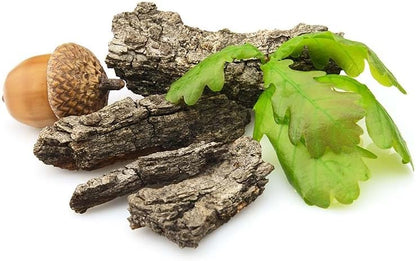 Biokoma  - Pure and Organic Oak Bark Dried Herb 100g (3.55oz) in Resealable Moisture Proof Pouch - EXP 11/23