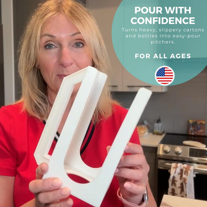 Carton Caddy XL Half Gallon Carton Holder with Handle