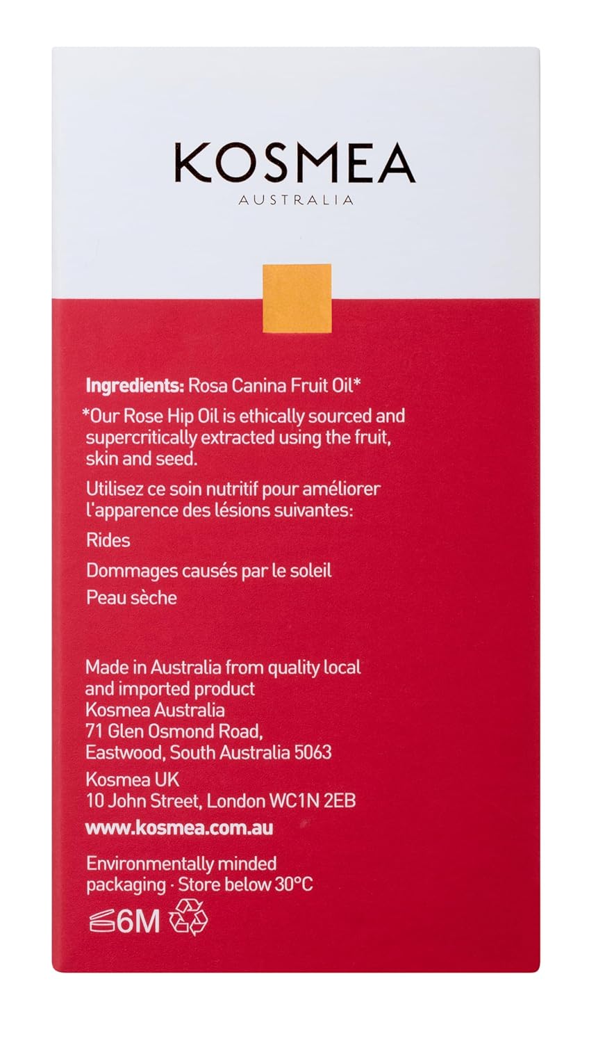 Kosmea Rosehip Oil for Face and Body (0.68 fl oz)