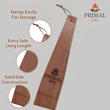Primal Grilling Cedar Grill Scraper Gift Set (12″ + 18″, 2 Pack)