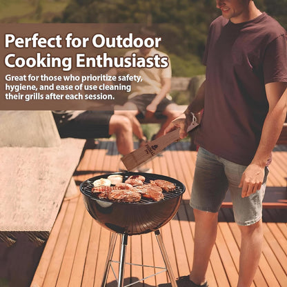 Primal Grilling Cedar Grill Scraper Gift Set (12″ + 18″, 2 Pack)