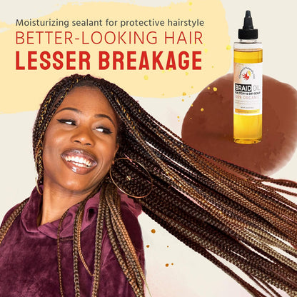 Glammed Naturally Dry Scalp Relief Oil (4 oz)