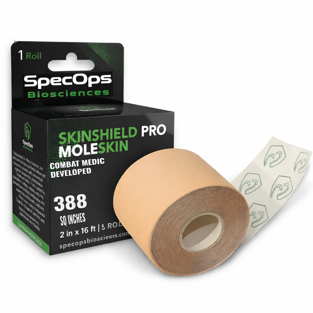 SpecOps Biosciences Athletic Moleskin Roll (2″ × 16 ft)
