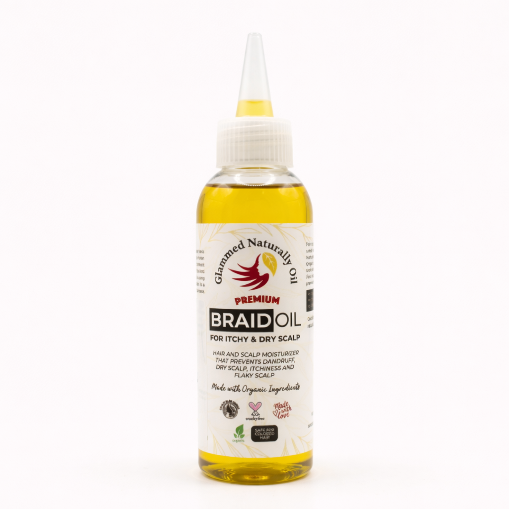 Glammed Naturally Dry Scalp Relief Oil (4 oz)