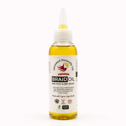 Glammed Naturally Dry Scalp Relief Oil (4 oz)