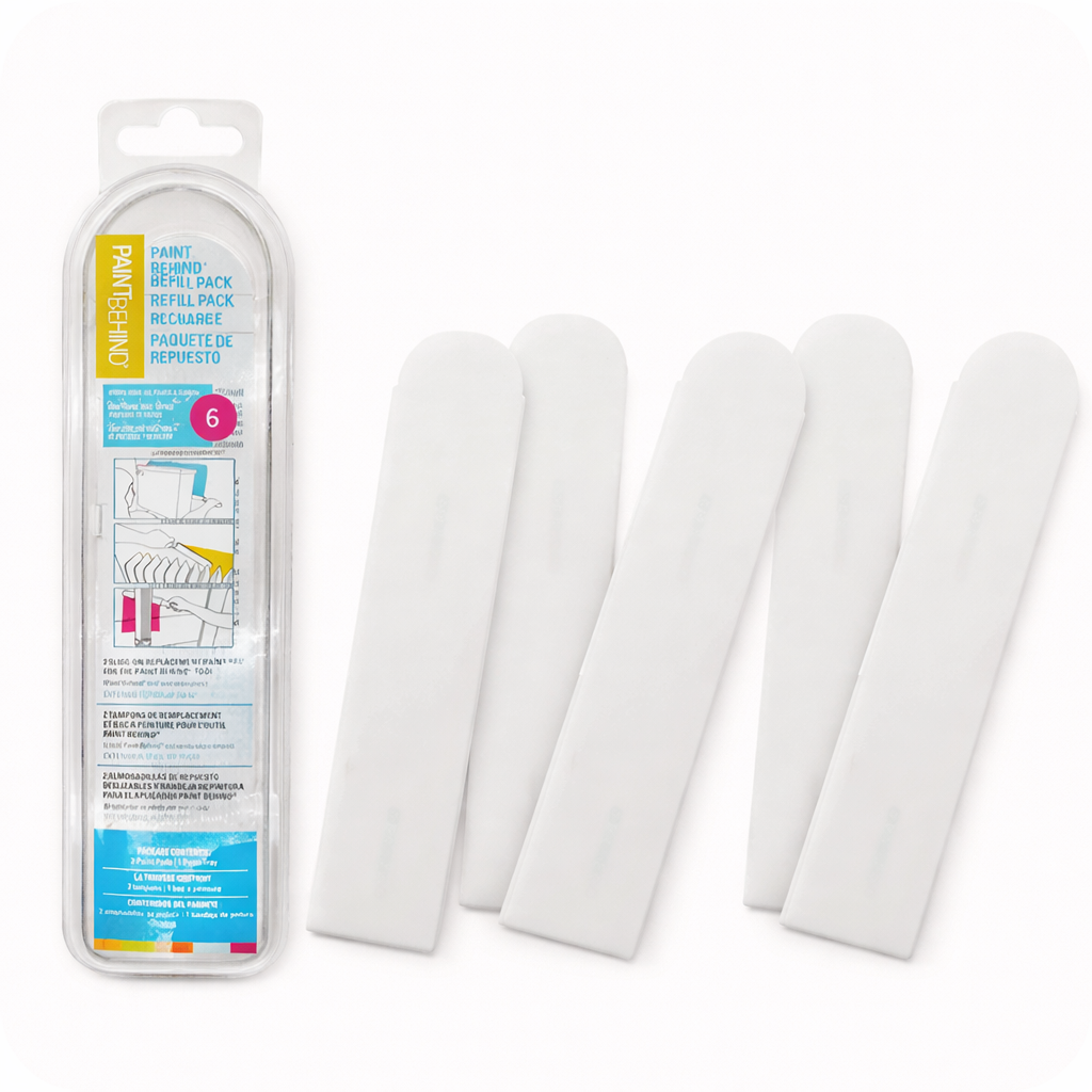 Paint Behind Refill Kit with Paint Tray (6 Pack)