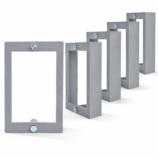 Single Gang Outlet Box Extender, 3/4″ (5 Pack)