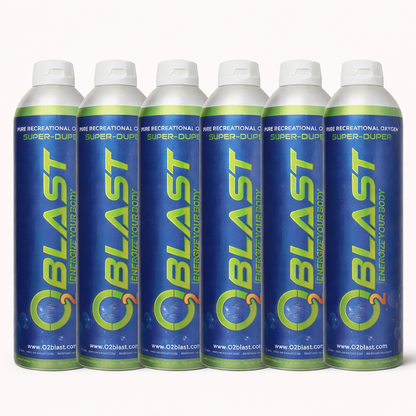 O2 Blast Portable Oxygen Canister, 99.7% Pure (4L)