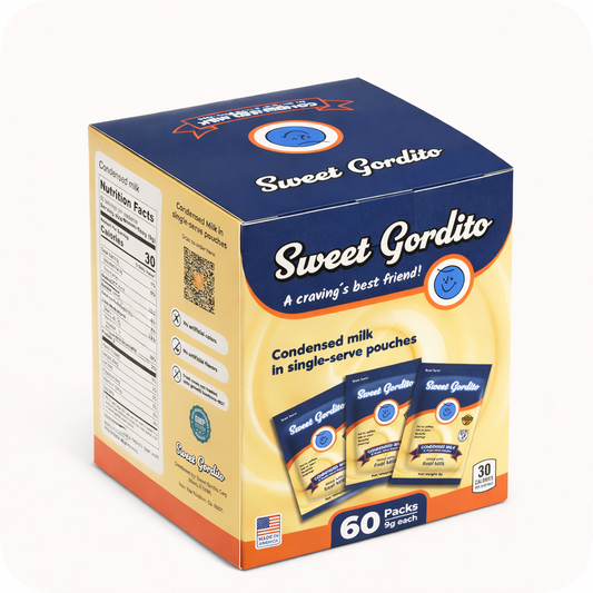 Sweet Gordito Sweetened Condensed Milk Packets (60 Pack)
