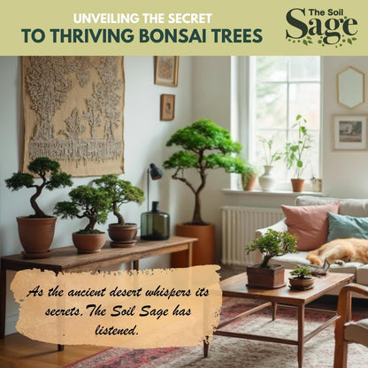 The Soil Sage 5qts/5l Premium Bonsai Mix - U.S.A. Made Ready to Use - Akadama, Pumice, Lava Rock, Pine Bark Fines - Large Bag for All Bonsai Tree Varieties - High Drainage Potting, Repotting