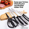 Premium Mangetic Knife Holder for Wall - Strong Heavy-Duty 16 Inch Engraved Magnet for Knives - Wall or Refrigerator Kitchen Magnetic Knife Stripe - Designed in U.S. (Mahi-Mahi)