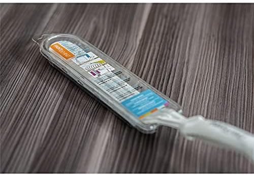 Paint Behind Toilet Tool Nylon Brush with Painter's Tape Roll - Flat Paint Brush Set for Walls, Behind Toilet and Hard to Reach Areas - Painting Supplies for Home Interior Set