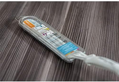 Paint Behind Toilet Tool Nylon Brush with Painter's Tape Roll - Flat Paint Brush Set for Walls, Behind Toilet and Hard to Reach Areas - Painting Supplies for Home Interior Set