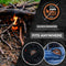 Tactiko Fire Wax - Burns Up to 5 Minutes, 50 Uses, 60g - Perfect for Wet Wood - Compact, Water & Wind Resistant - Camping Gear, Survival Kit, Hikers, Emergency Use - U.S. Company