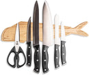 Premium Mangetic Knife Holder for Wall - Strong Heavy-Duty 16 Inch Engraved Magnet for Knives - Wall or Refrigerator Kitchen Magnetic Knife Stripe - Designed in U.S. (Mahi-Mahi)
