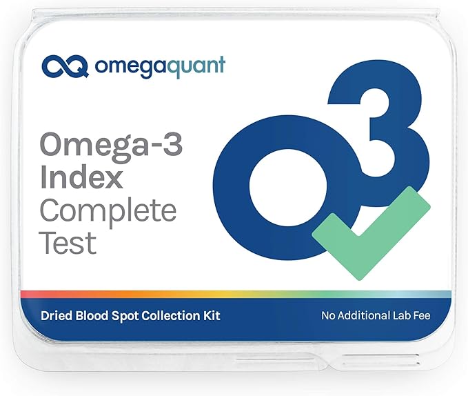 Omega Quant Omega-3 Index Complete - Complete Fatty Acid Profile Blood Test Kit