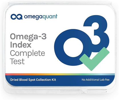 Omega Quant Omega-3 Index Complete - Complete Fatty Acid Profile Blood Test Kit