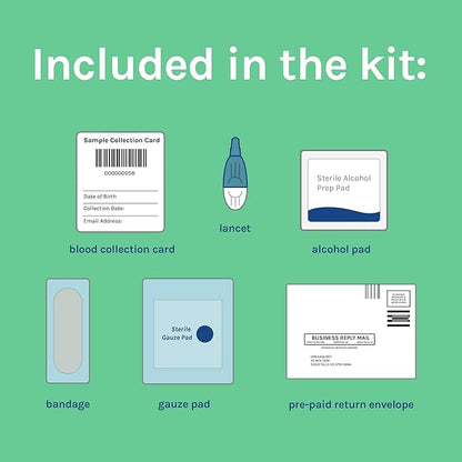 Omega Quant Omega-3 Index Complete - Complete Fatty Acid Profile Blood Test Kit