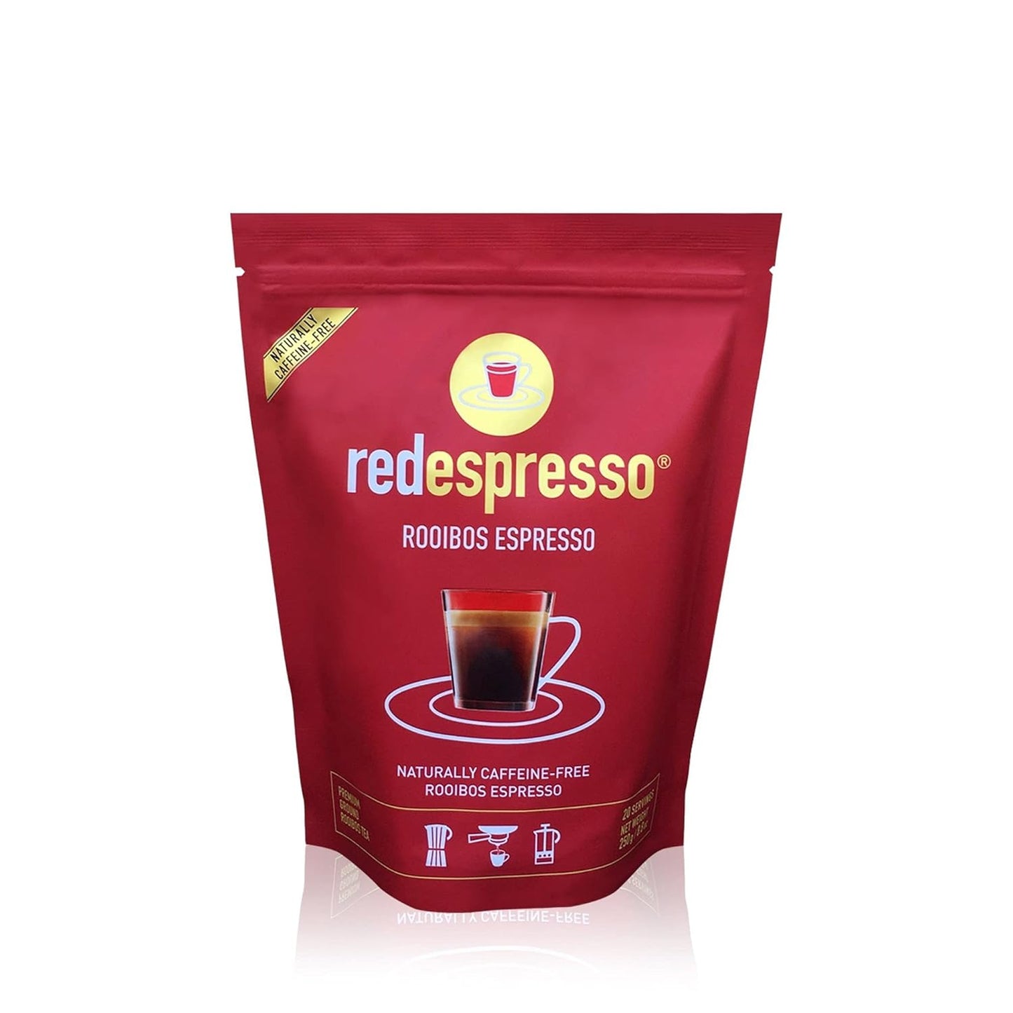Rooibos Tea - Red Espresso - Original South African Red Tea - Ground - 8.8oz