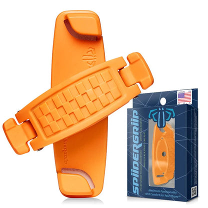 Mint Bucket Brands SpiiderGriip 360 Rotating Phone Grip – Flat-Fold Kickstand & Secure Strap – Works with iPhone, Android, Tablets & Cases – Comfortable & Durable