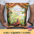 Soil Sage Houseplant Soil - Well-Draining Potting Mix for Indoor Plants - Coconut Coir, Composted Bark, Pumice & Mycorrhizae for Strong Roots & Growth - Made in U.S.A.