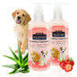 Alpha Dog Series Puppy Grooming Natural Dog Shampoo and Conditioner with Aloe Vera, pH Balanced Shampoo for Dogs, Tear-Free, Moisturizing Dog Shampoo for Sensitive Skin - 26.4 Oz (Pack of 2)