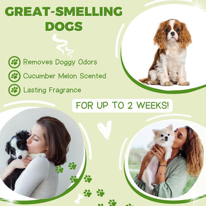 Alpha Dog Series All Stages Dog Grooming Natural Dog Shampoo and Conditioner with Aloe Vera, pH balanced Shampoo for Dogs, Tear-Free, Moisturizing Dog Shampoo for Sensitive Skin - 26.4 Oz