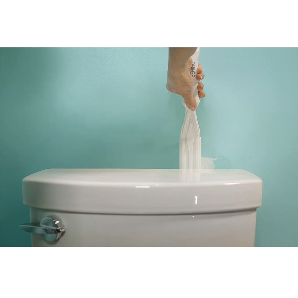 Paint Behind Toilet Tool Nylon Brush Pad Refill with Tray - Flat Paint Brush Set for Walls, Behind Toilet and Hard to Reach Areas - Painting Supplies for Home Interior Set