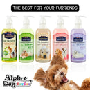 Alpha Dog Series Puppy Grooming Natural Dog Shampoo and Conditioner with Aloe Vera, pH Balanced Shampoo for Dogs, Tear-Free, Moisturizing Dog Shampoo for Sensitive Skin - 26.4 Oz (Pack of 2)