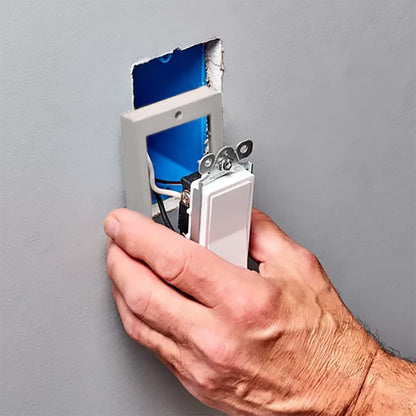 Receptacle Outlet Box Extender, Electrical Outlet Extender for Electrical Box and Electrical Outlet Switches, UL Listed - 3/4" Single Gang 5-Pack with 6-32 x 1.5” Screws