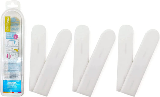 PAINT BEHIND Refill 6Pack with Paint Tray 16 in. L x 12 in. W x 12 in. H Nylon Flat Paint Brush Toilet Tool - Hard to Reach Areas, Wall Painting Supplies for Home Improvement Paint Kit