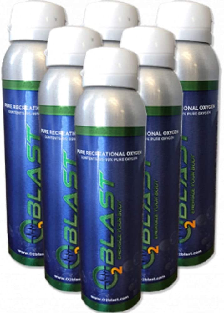 99.7% Pure Oxygen Supplement, Quick Recovery for Exercise, Motion Sickness, Altitude Sickness, Mental Clarity, and Focus. Sanitary flip top Cap - 4 Liter Oxygen Canister- All Natural